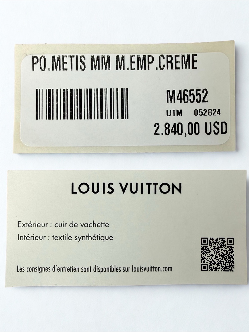 Louis Vuitton Monogram Empreinte Pochette Métis MM Crème - Like New! Full Set 🎁 - Picture 14 of 14